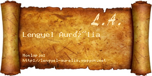 Lengyel Aurélia névjegykártya
